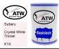 Preview: Subaru, Crystal White Tricoat, K1X: 500ml Lackdose, von ATW Autoteile West.